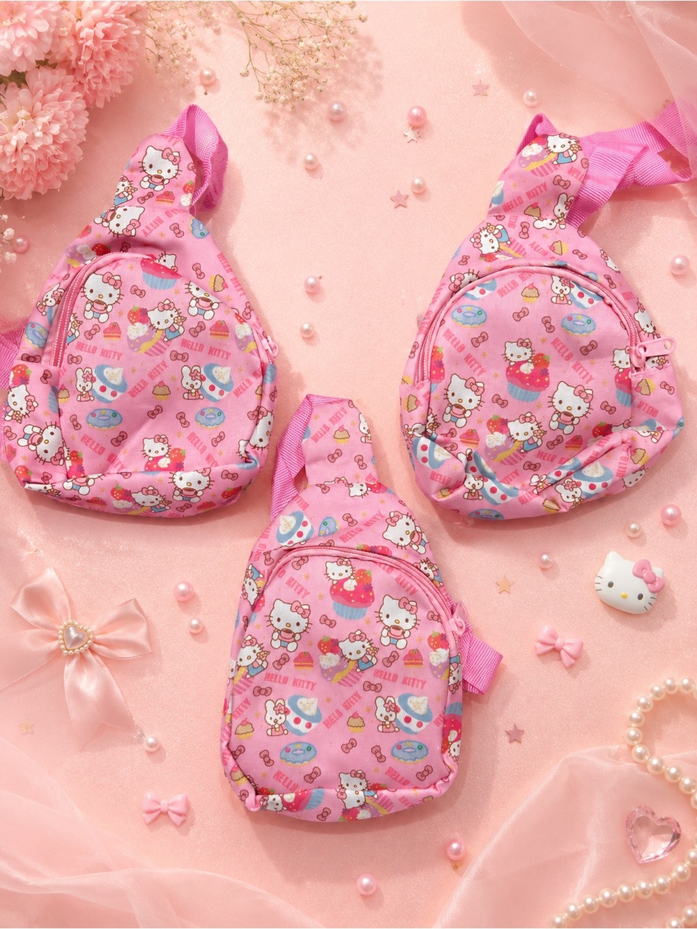3 hello kitty bag packs